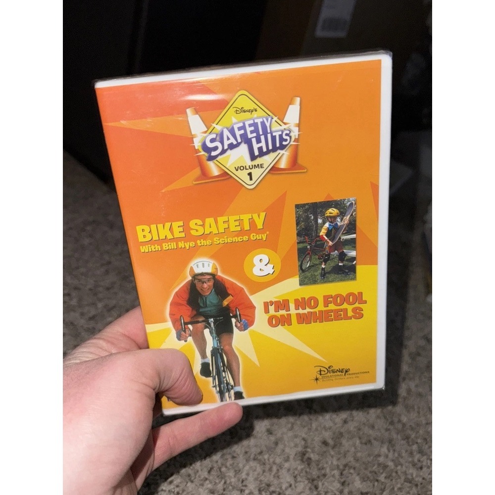 Disney Educational Productions Bike Safety With Bill Nye The Science Guy DVD NEW
